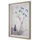 preview thumbnail 4 of 5, Uttermost Blue Flowers In Vase Framed Print