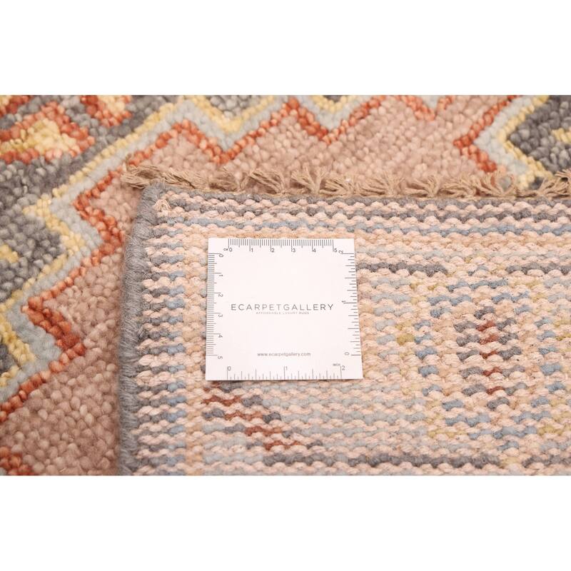 ECARPETGALLERY Hand-knotted Jules Serapi Dark Grey Wool Rug - 2'7 x 9'10