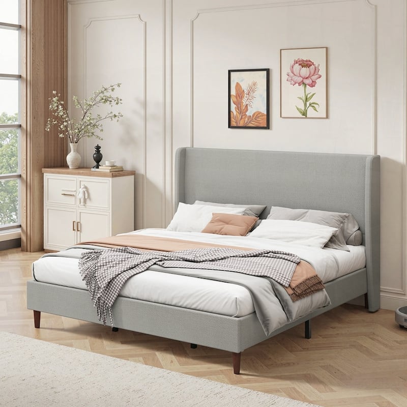 Harper Tall Headboard Upholstered Bed