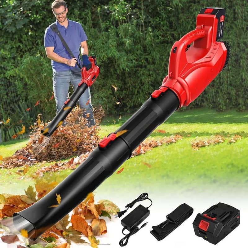 Cordless blade blowing machine - Red
