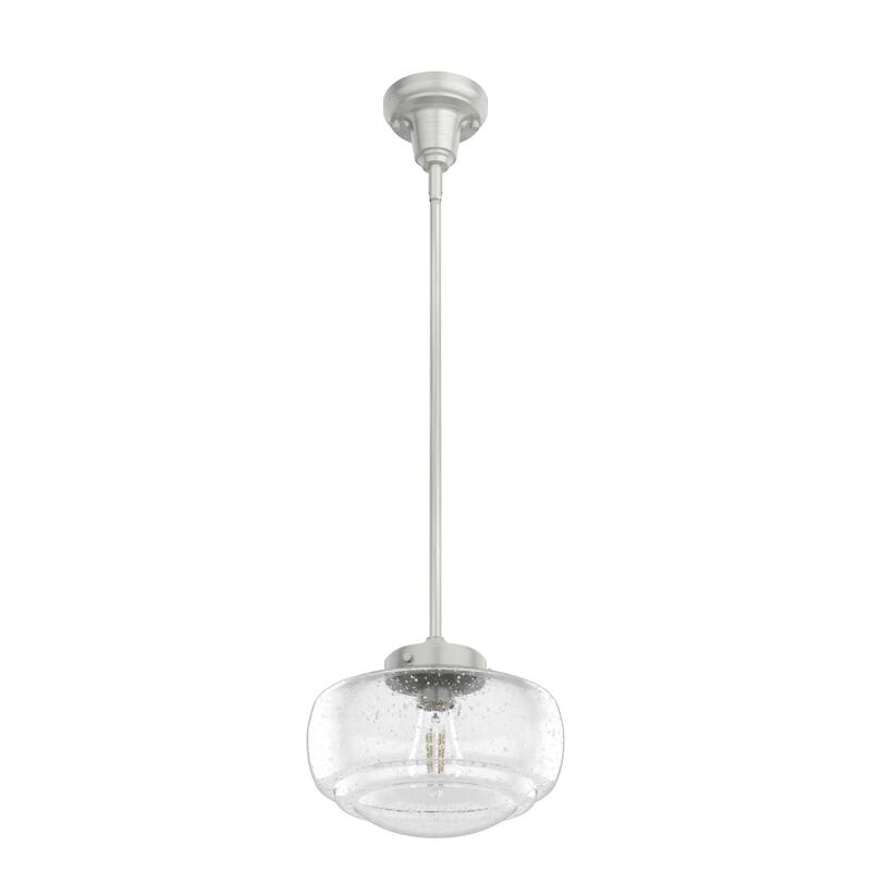 Hunter 10" Saddle Creek 1 Light Pendant or Semi-Flush Mount Ceiling Light - Kitchen Island, Dining Room, Entry