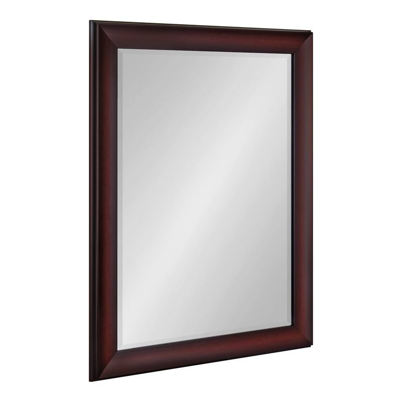 Kate and Laurel Scoop Framed Beveled Wall Mirror