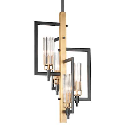Maxim Flambeau 4 Light 13" Wide Chandelier