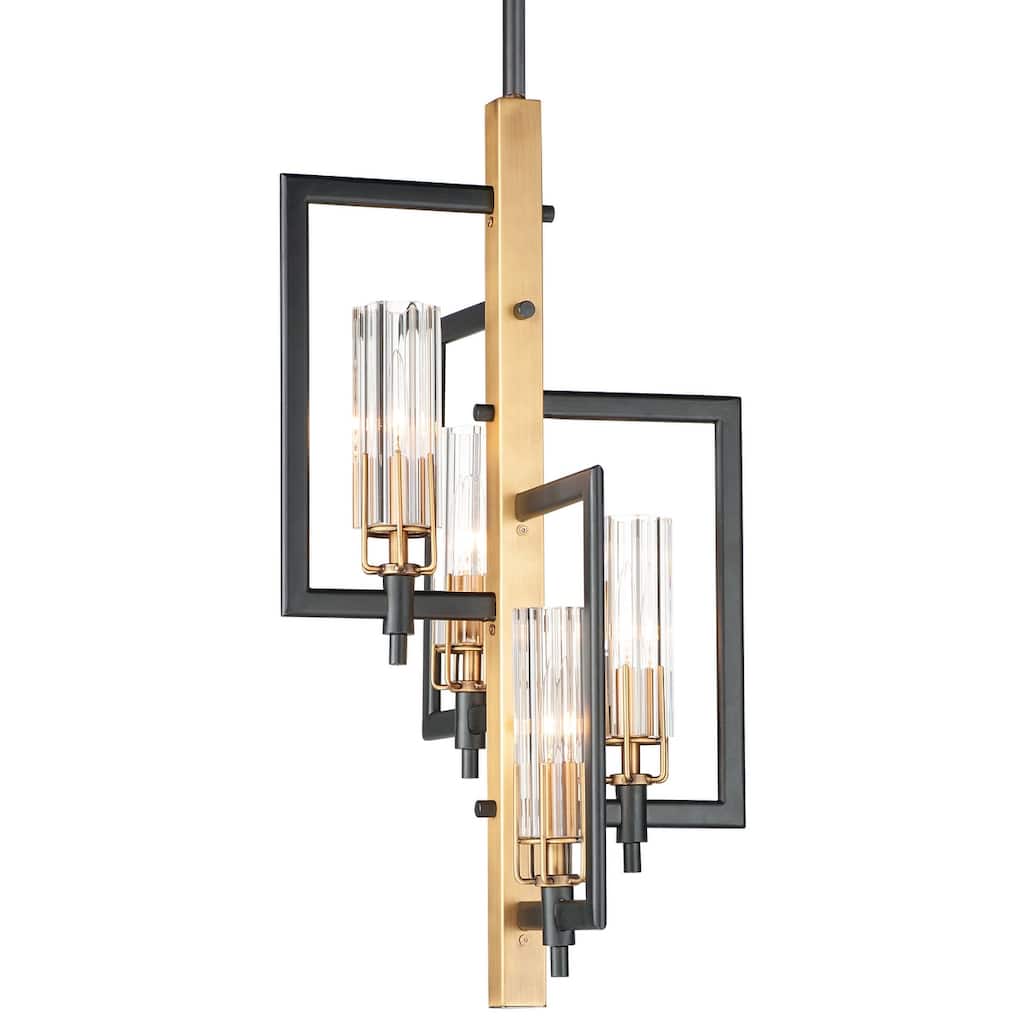 Maxim Flambeau 4 Light 13" Wide Chandelier