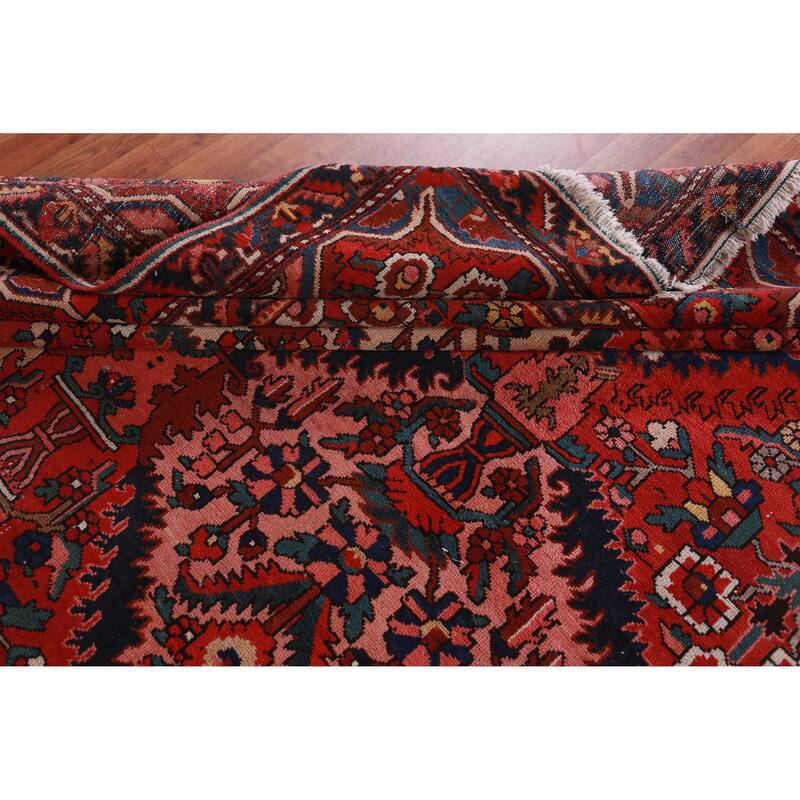 Hand Knotted Oriental 100% Wool Carpet Traditional Geometric Red Bakhtiari Area Rug - 18' 0'' X 12' 9''