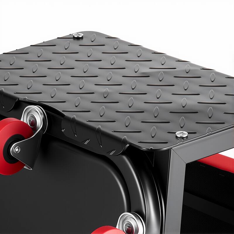 Anmytek Mechanic Stool Rolling Work Seat 300 Lbs Step Stool Garage Tool Stool