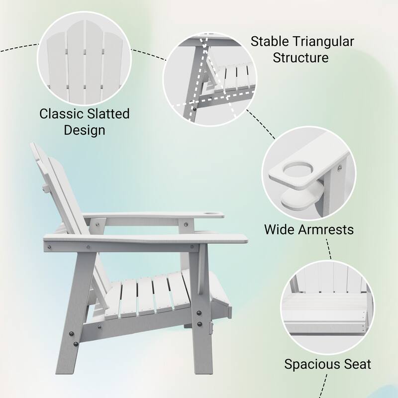Outdoor Adirondack Chairs Outdoor Chair Plastic Lawn Chairs for Outdoor Use Set of 2