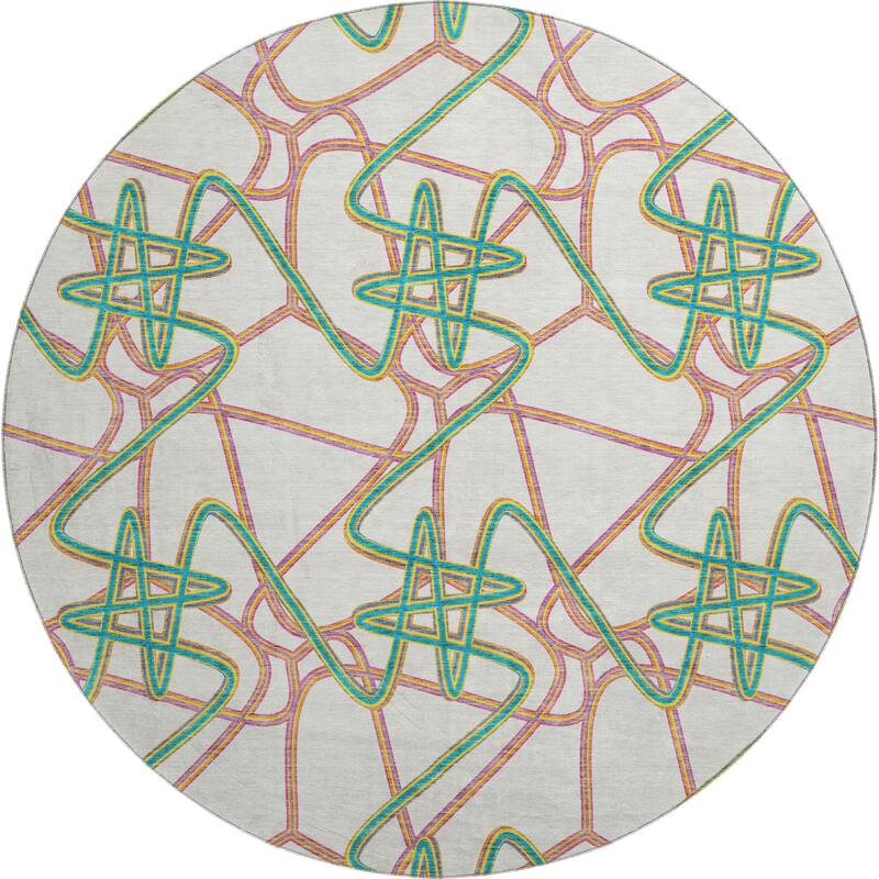 Premium Washable Super Soft Modern Maze Mayfield Rug