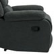 preview thumbnail 15 of 101, Overstuffed Cotton Corduroy Manual Pushback Recliner with Wide Armrest