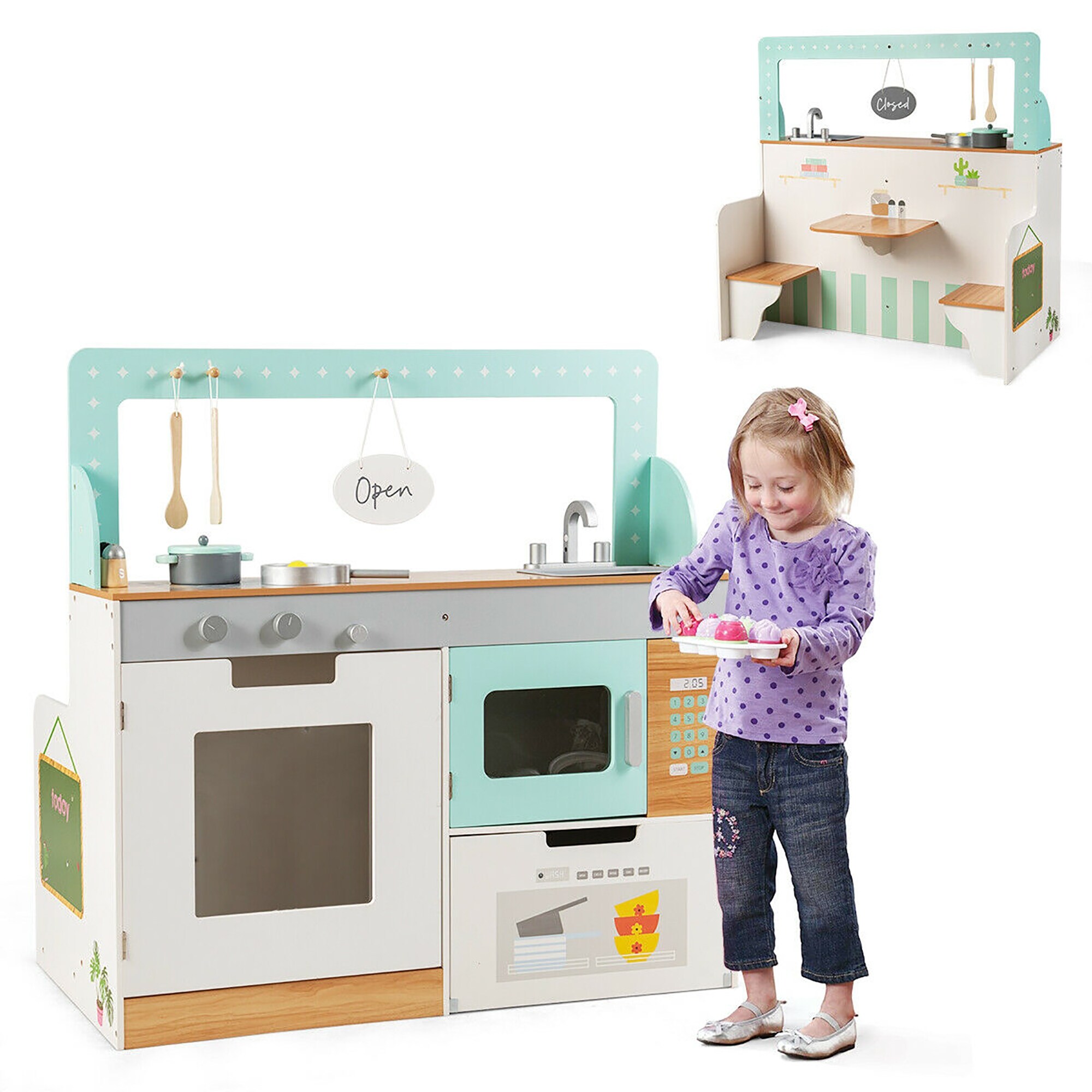 costway play kitchen