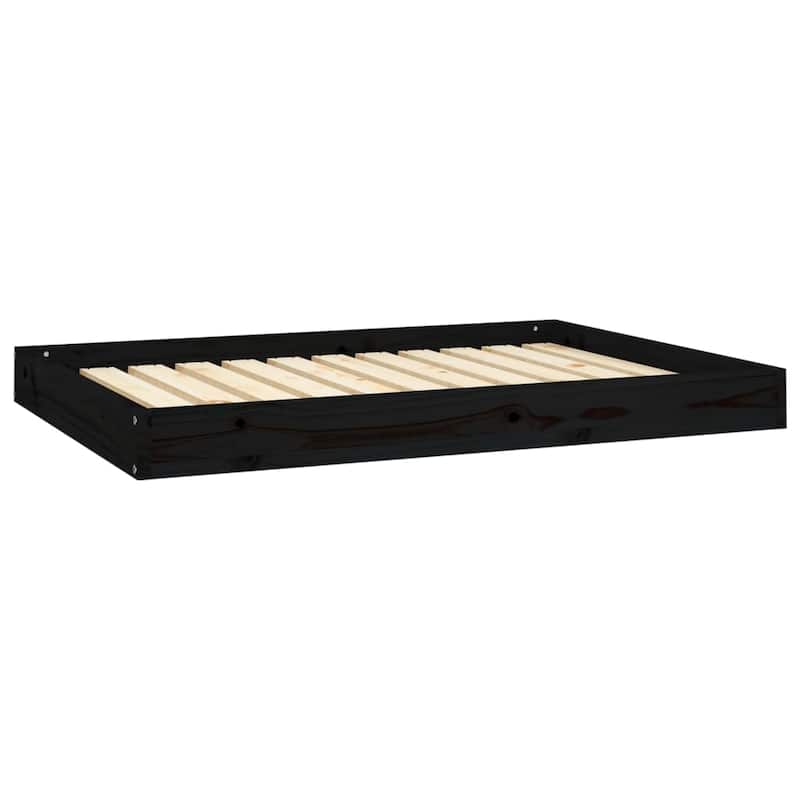 vidaXL Dog Bed 40"x29.1"x3.5" Solid Wood Pine - 40" x 29.1" x 3.5"