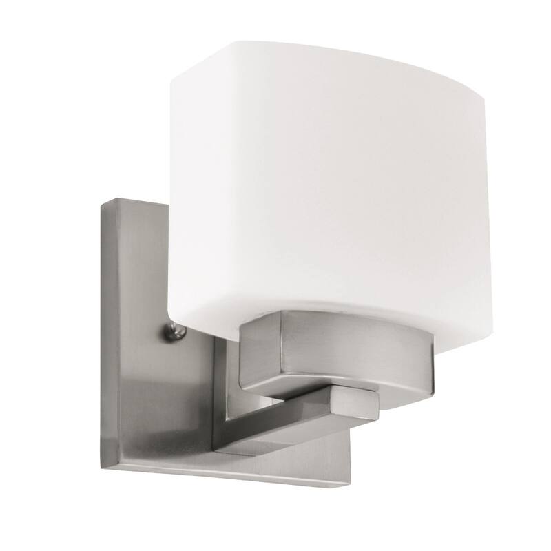 Dove Creek Satin Nickel Dimmable Wall Light Sconce - Satin Nickel