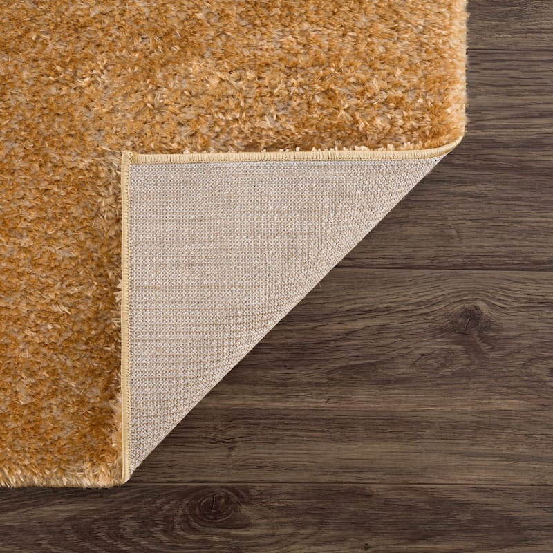 Hauteloom Heavenly Solid Shag Shaggy High Pile Area Rug
