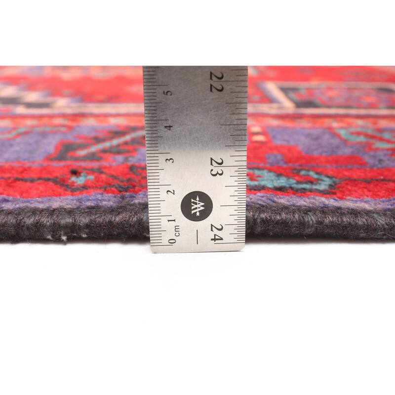 ECARPETGALLERY Hand-knotted Konya Anatolian Red Wool Rug - 3'11 x 6'8