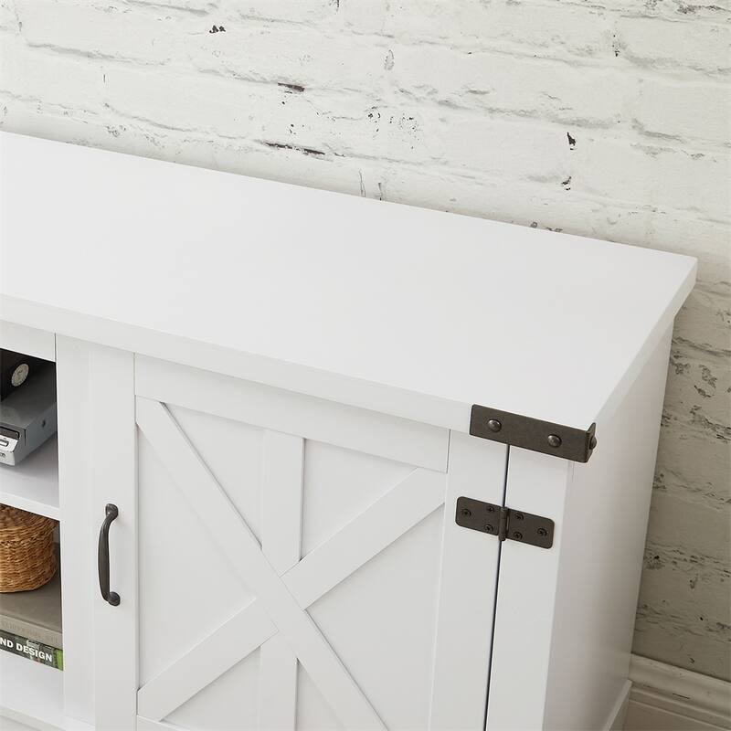 Modern Farmhouse TV Media Stand,Home Entertainment Console