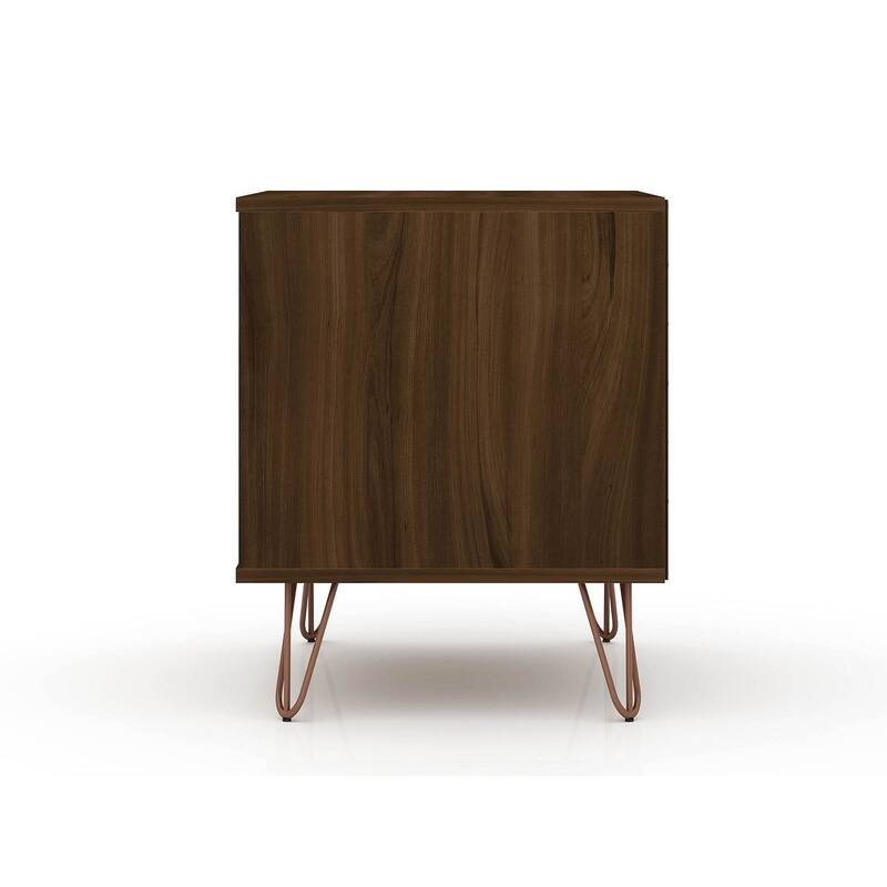 Manhattan Comfort Rockefeller 2-Drawer Nightstand (Set of 2)