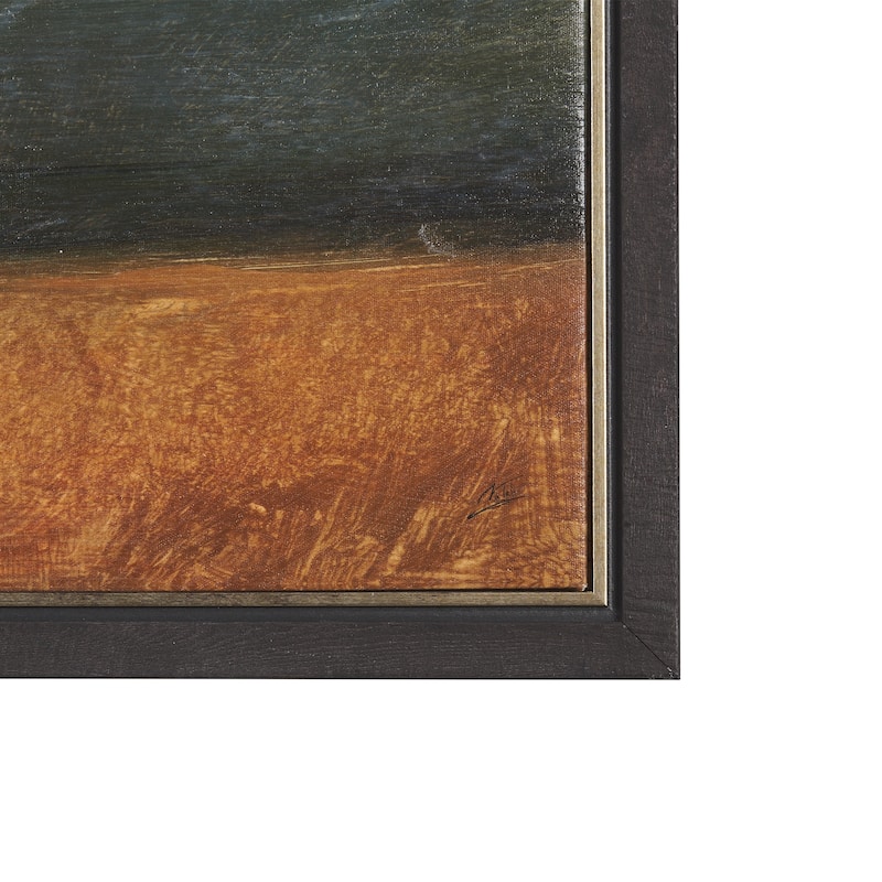 Haze Landscape (Set of 3) (30 x 30) Framed Canvas Art Print