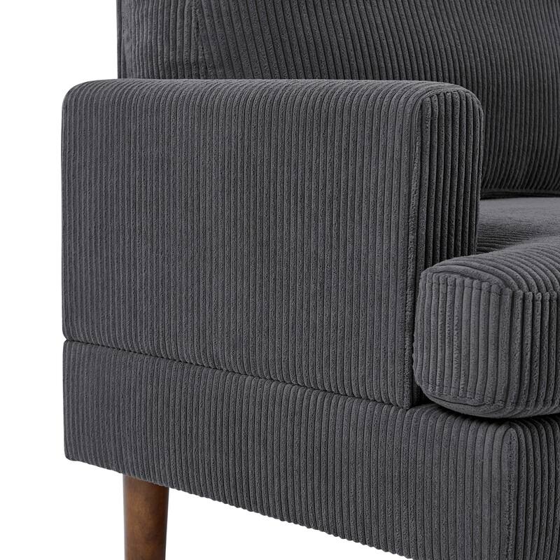 Modular L Shaped Sectional Sofa, 97" Wide Cloud Sofa Couch with Chaise