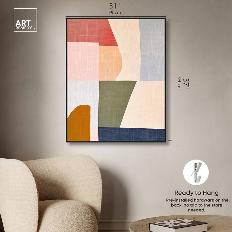 Planar Patchwork I Canvas by Art Remedy