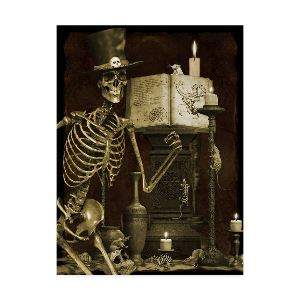 Jean Plout 'Halloween Graveyard 4' Canvas Art