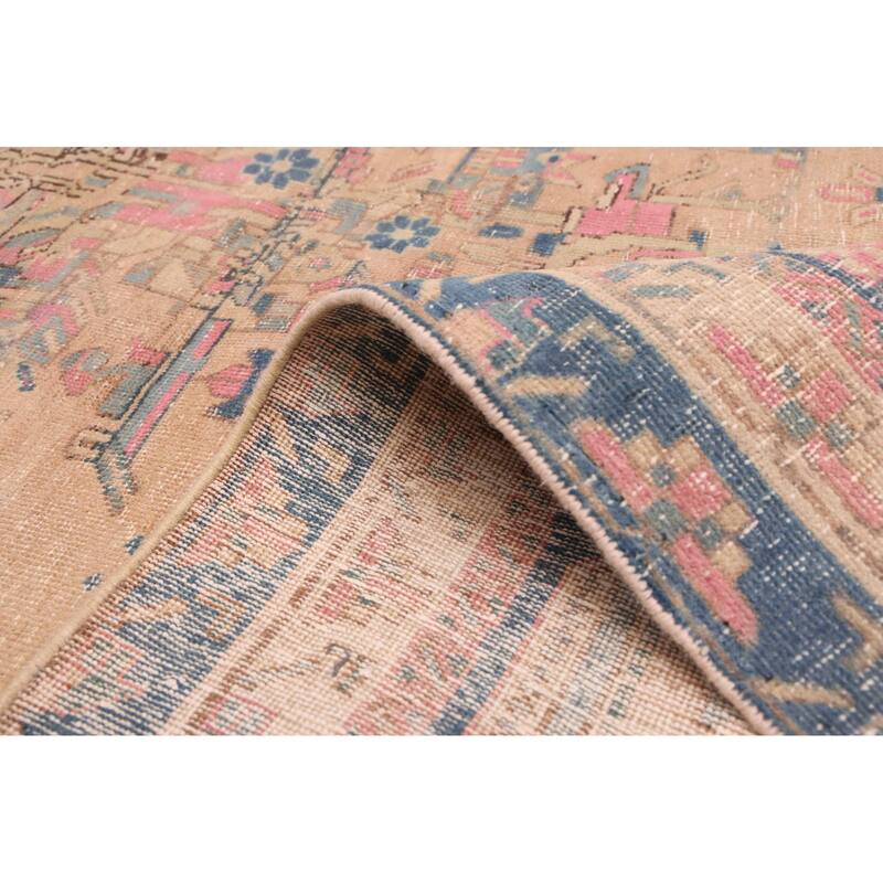 ECARPETGALLERY Hand-knotted Antalya Vintage Tan Wool Rug - 5'2 x 7'1