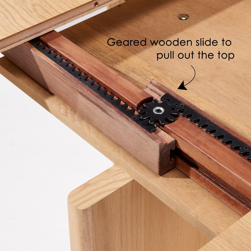 Extendable Solid Wood Dining Table for Small Spaces