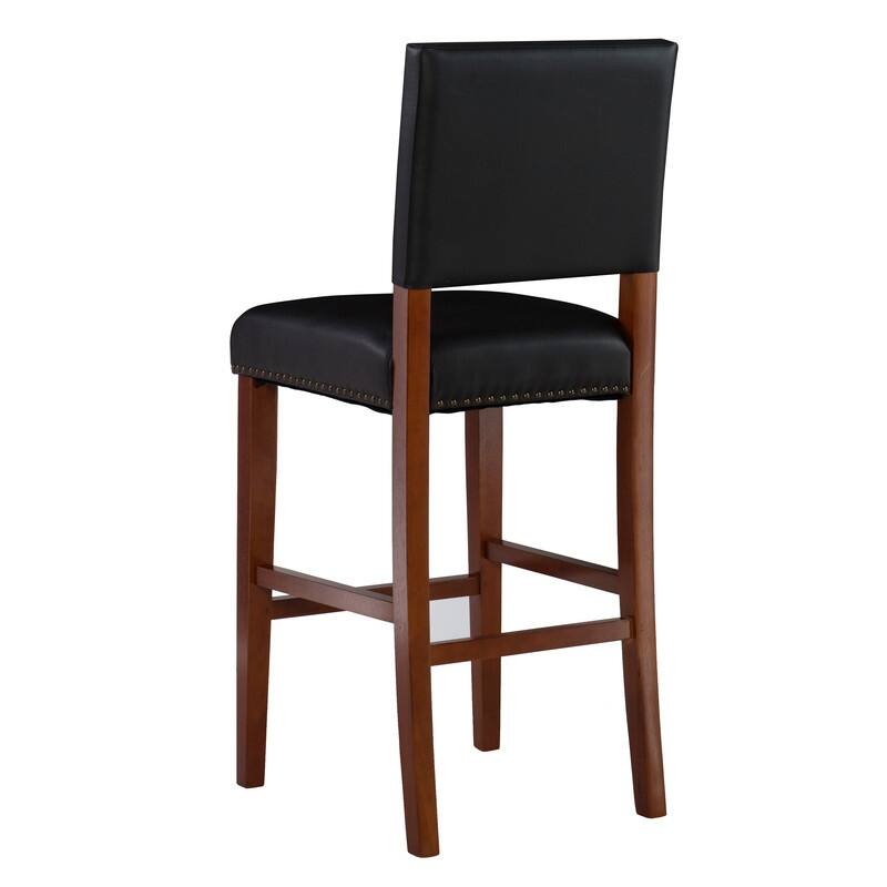 Linon Durlesti 30-inch Black Bar Stool