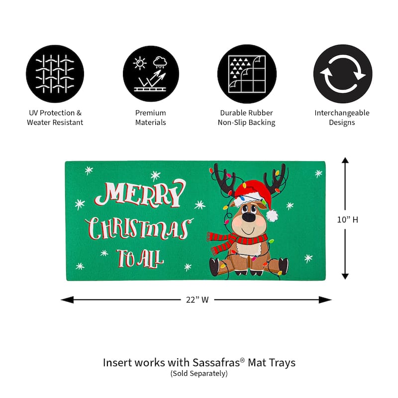 Merry Christmas To All Sassafras Switch Mat