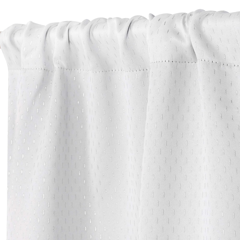 Superior Shimmer Washable Room Darkening Curtains, Set of 2 Panels