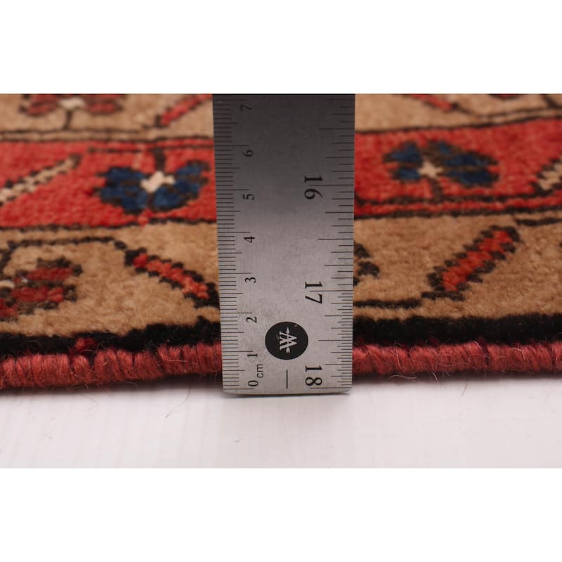 ECARPETGALLERY Hand-knotted Konya Anatolian Khaki Wool Rug - 3'3 x 10'4