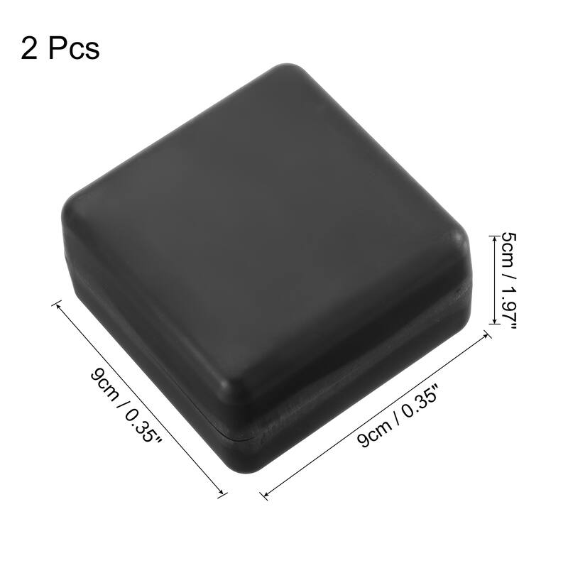 Wooden Soap Holder, Detachable Soap Box - Black - 2Pcs