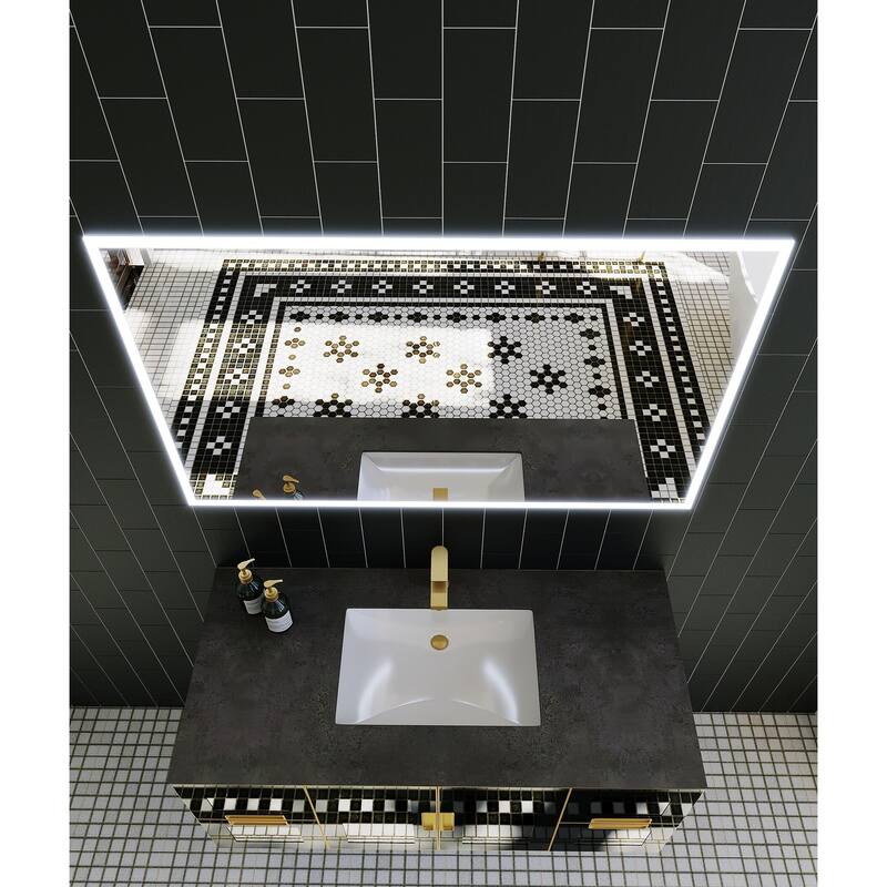 Solaria 48'' Wall Mounted Single Bathroom Vanity Set