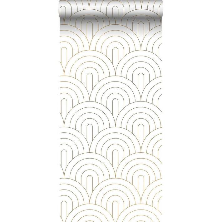 ESTA Home Lalique White Art Deco Motif Wallpaper
