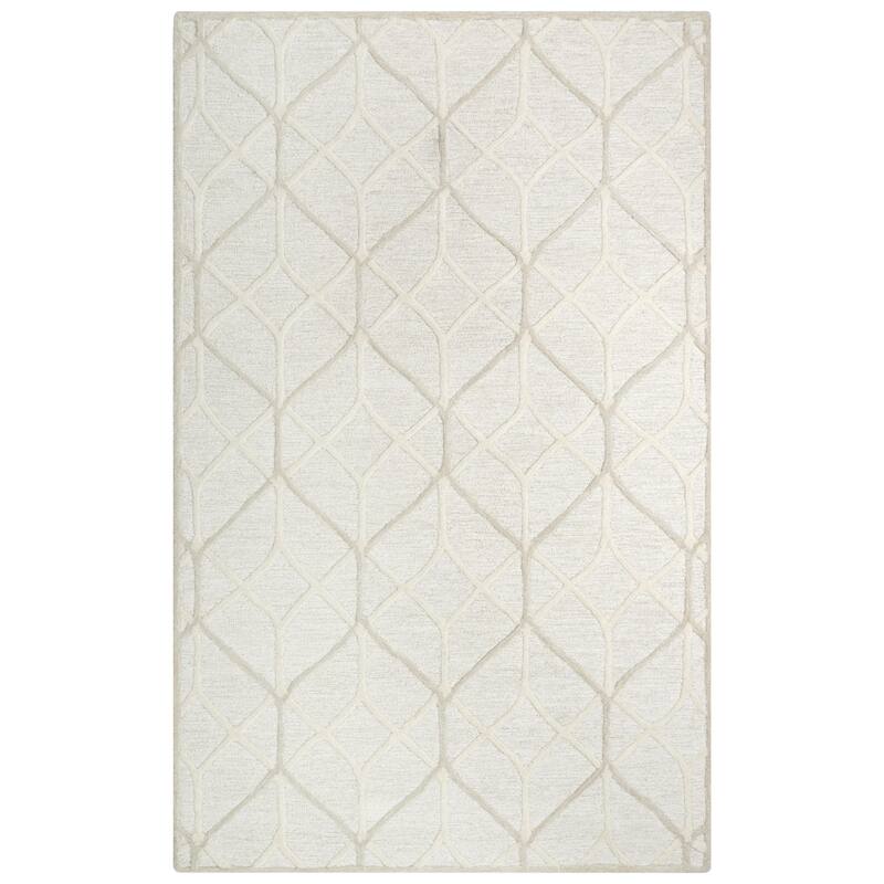 Alora Decor Ava Geometric Hand-tufted Wool Rug