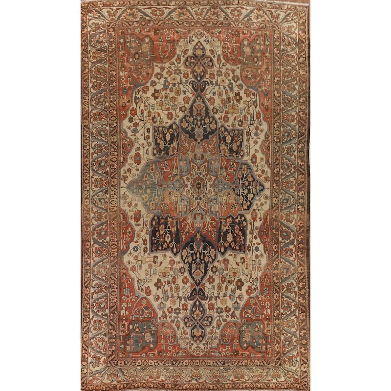Vegetable Dye Bakhtiari Persian Rug Handmade Wool Carpet - 10'7" x 17'7"