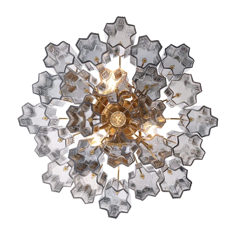 Crystorama Lighting Group ADD-300-SM Addis 4 Light 18" Wide Chandelier