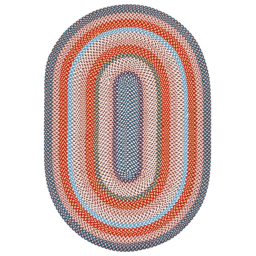 SAFAVIEH Handmade Braided Chisa Washable Indoor/Outdoor Rug - Weather Resistant & Easy Cleaning