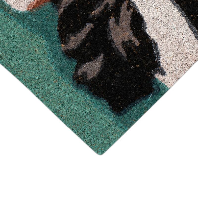 Liora Manne Natura Love And A Dog Outdoor Mat Natural 18"x30"