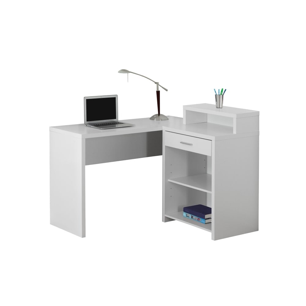 Monarch Specialties I 7124 48 Inch Wide Wood Computer Desk White Overstock 19661478