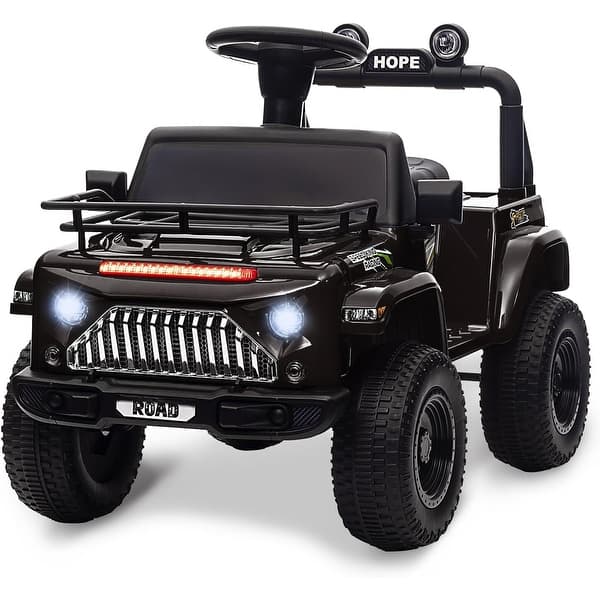 slide 2 of 28, Kids Ride On 6V Electric Truck Car Black