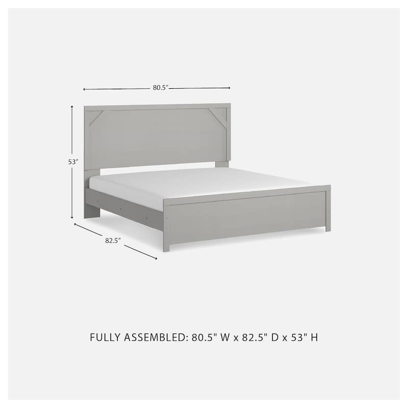 Cottonburg Gray Panel Bed