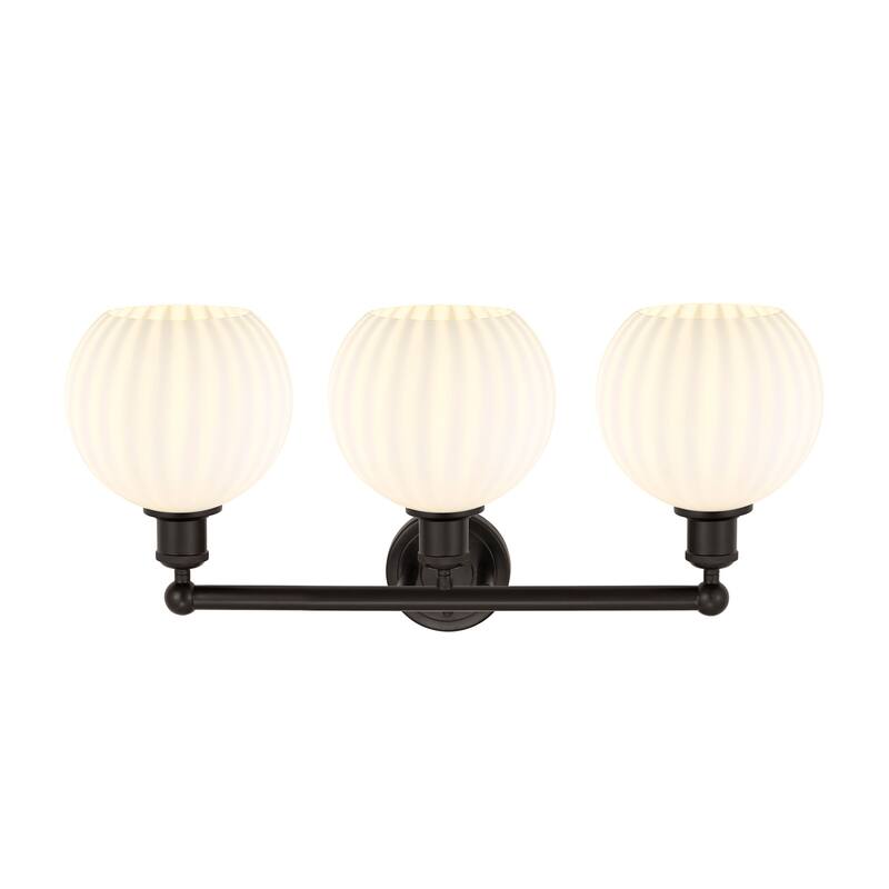 Innovations Lighting 616-3W 12 26 White Venetian Vanity White Venetian