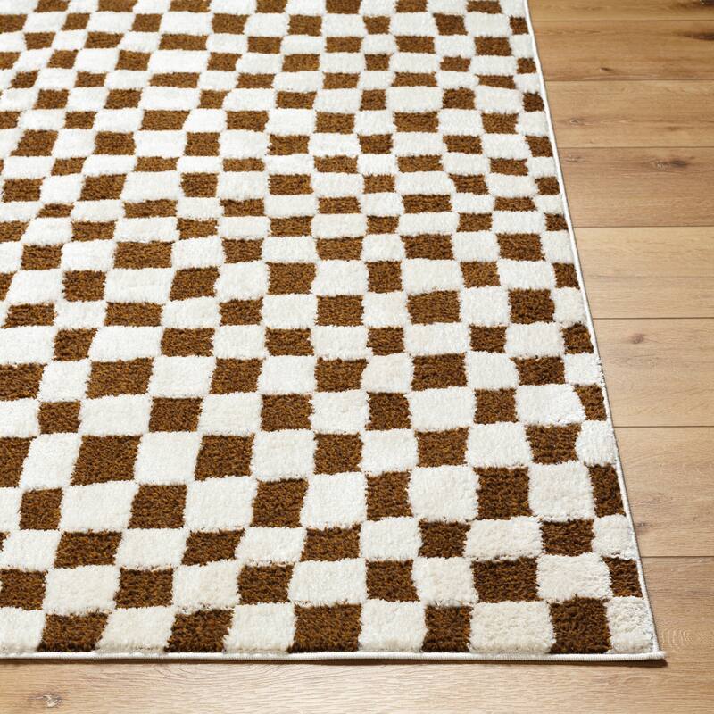 Artistic Weavers Freud Optical Illusion Checkered Area Rug