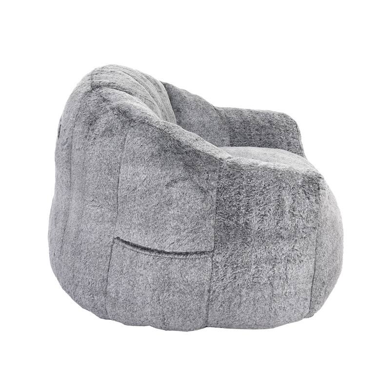 41.40" Bean Bag Sofa Comfort Chair with Armrests