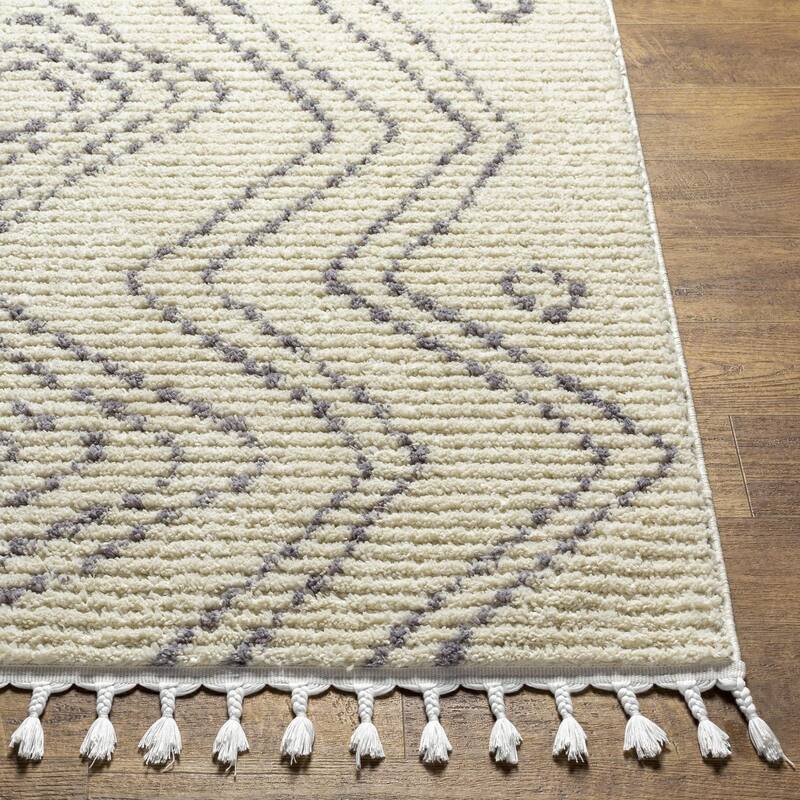 Livabliss Casual Casablanca Shag Tribal Area Rug