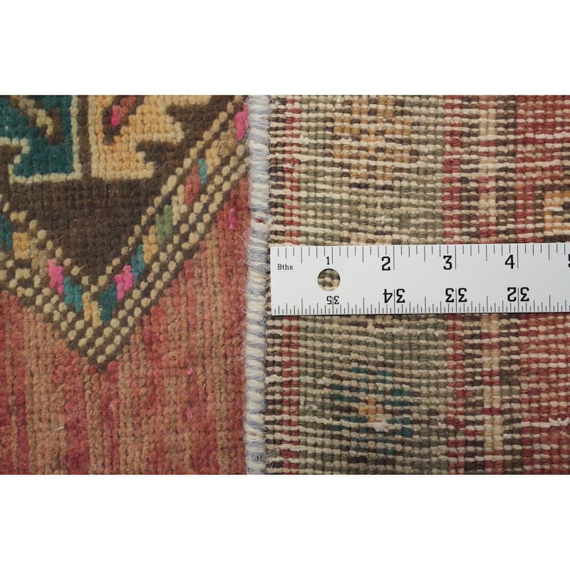 Hand Knotted Oriental 100% Wool Carpet Traditional Tribal Pink Ardebil Area Rug - 6' 6'' X 4' 6''