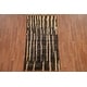 preview thumbnail 3 of 16, Black Contemporary Abstract Area Rug Hand-knotted Jute Carpet - 2'10"x 5'4"
