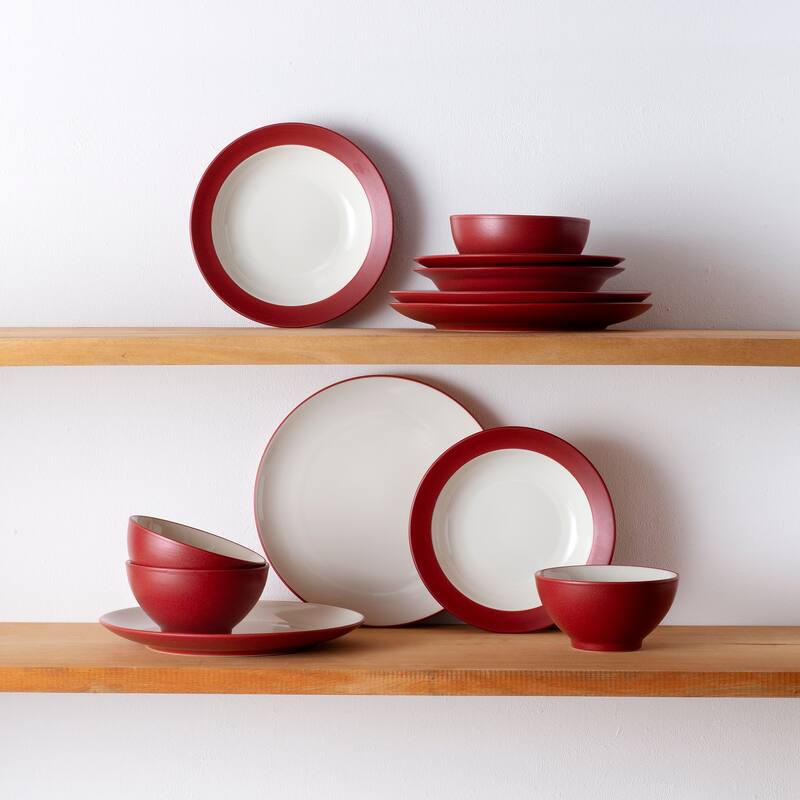 Noritake Colorwave 12-Piece Coupe Dinnerware Set, Service For 4