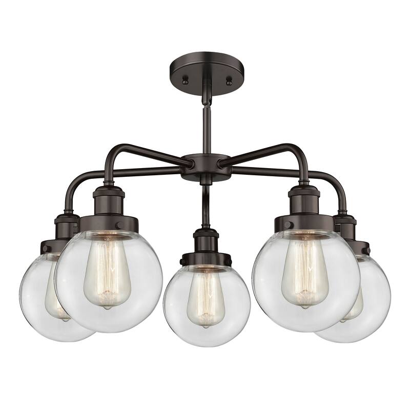 Innovations Lighting Beacon - 5 Light 24" Stem Hung Chandelier