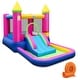 preview thumbnail 15 of 16, Costway 4-in-1 Kids Princess-themed Bouncer with Slide Basketball Hoop - Multicolor